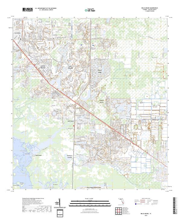 USGS Topographic Map – Belle Meade