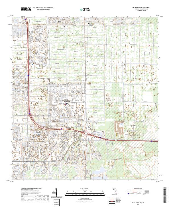 USGS Topographic Map – Belle Meade NW
