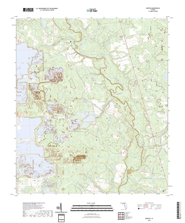USGS Topographic Map – Benton