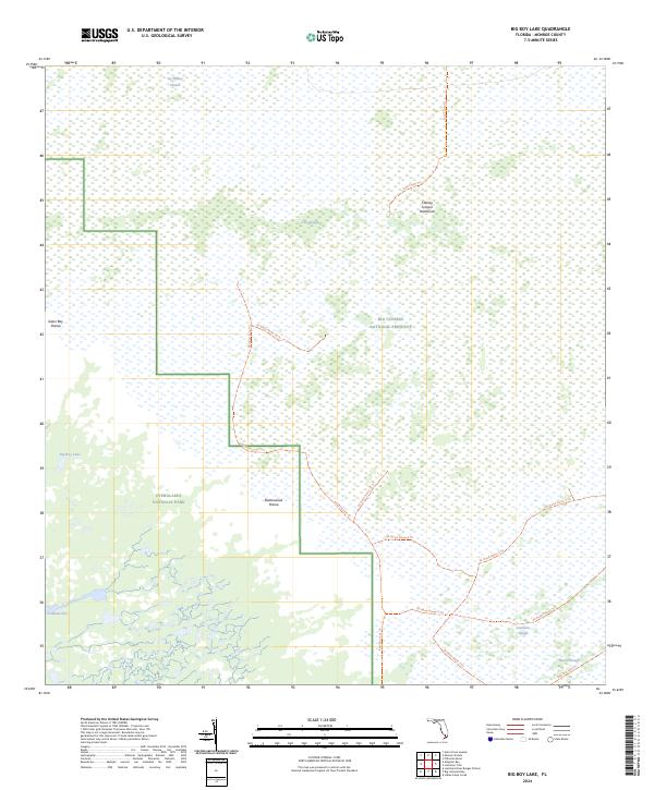 USGS Topographic Map – Big Boy Lake