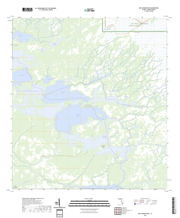 USGS Topographic Map – Big Lostmans Bay