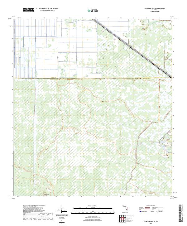 USGS Topographic Map – Big Mound North