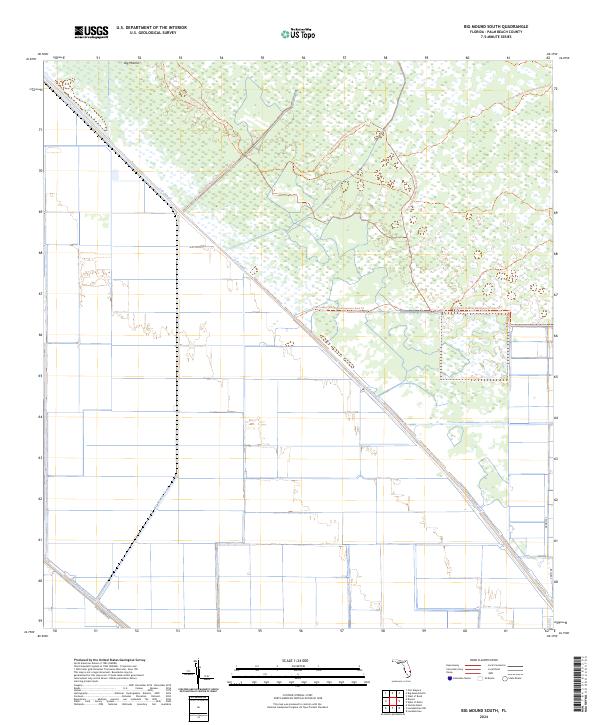 USGS Topographic Map – Big Mound South
