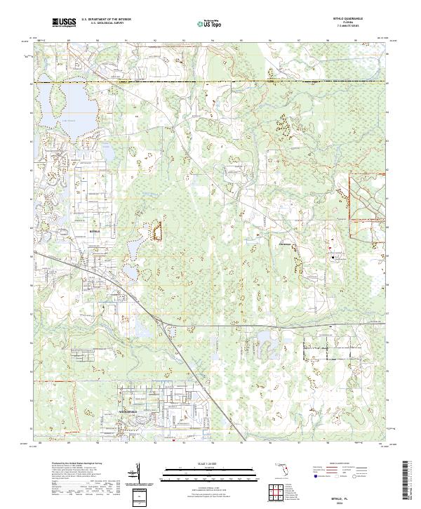 USGS Topographic Map – Bithlo
