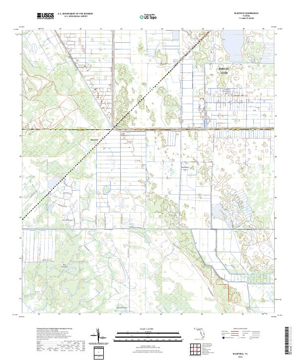 USGS Topographic Map – Bluefield