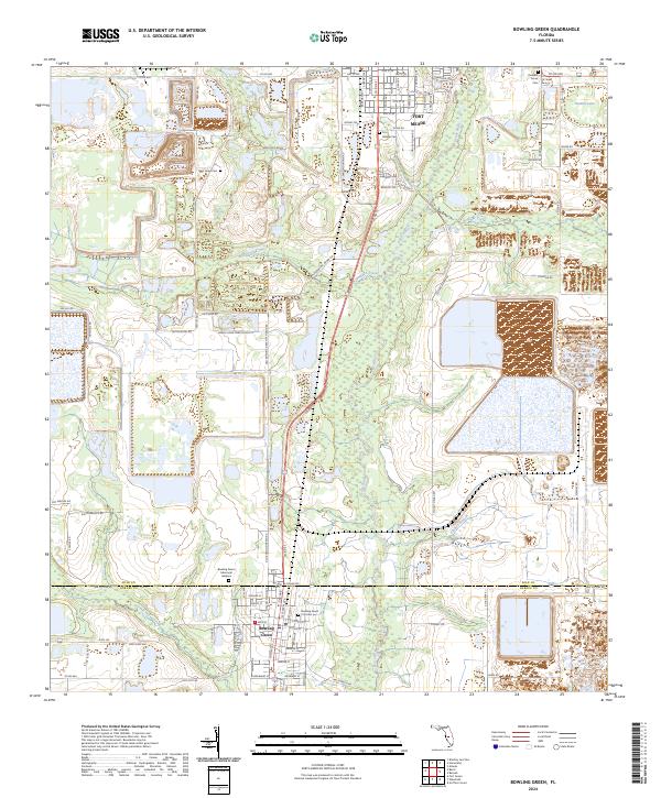 USGS Topographic Map – Bowling Green