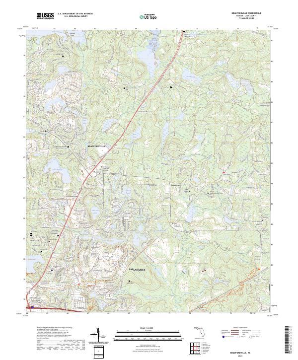 USGS Topographic Map – Bradfordville