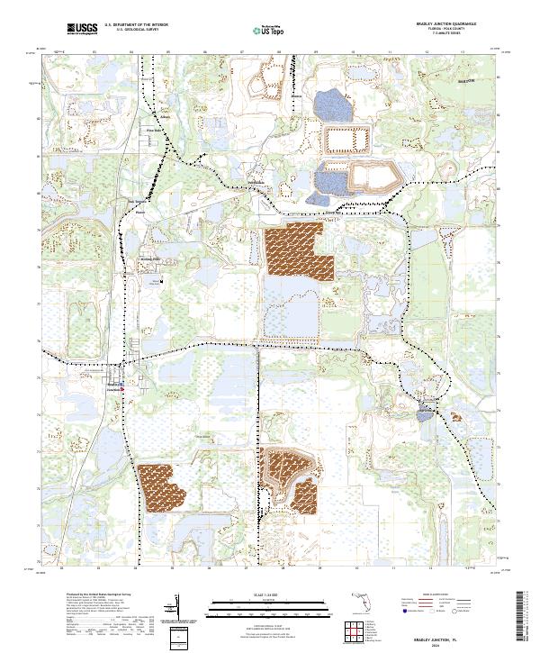 USGS Topographic Map – Bradley Junction