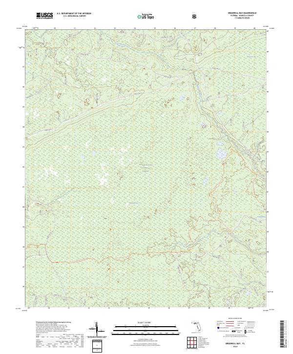 USGS Topographic Map – Bradwell Bay