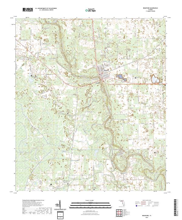USGS Topographic Map – Branford