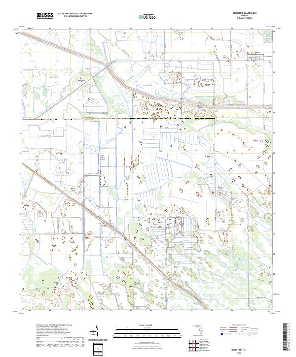 USGS Topographic Map – Brighton