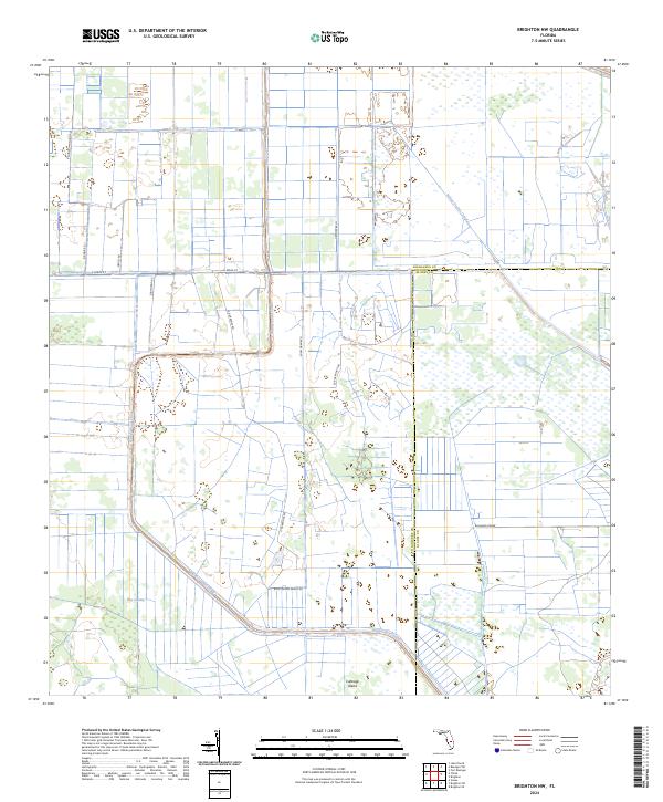 USGS Topographic Map – Brighton NW