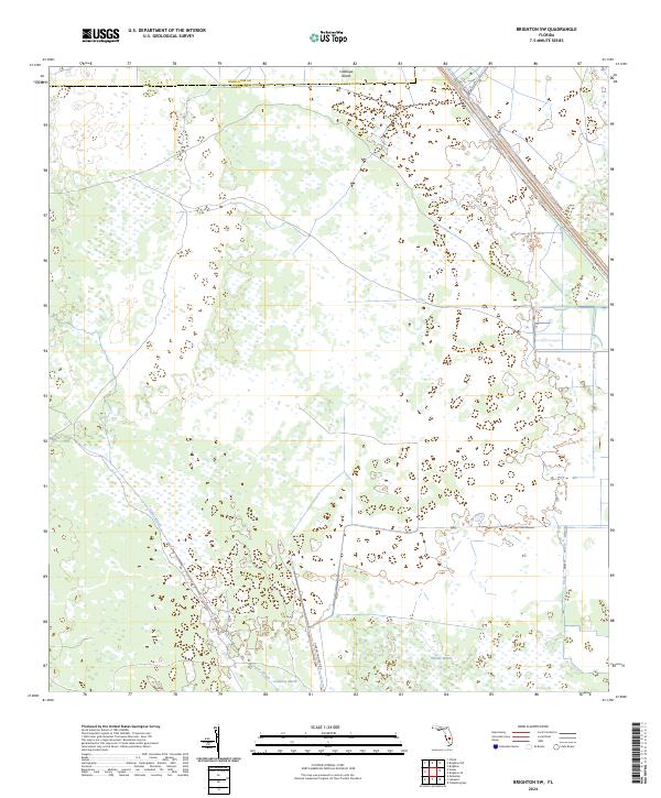USGS Topographic Map – Brighton SW