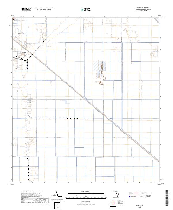 USGS Topographic Map – Bryant