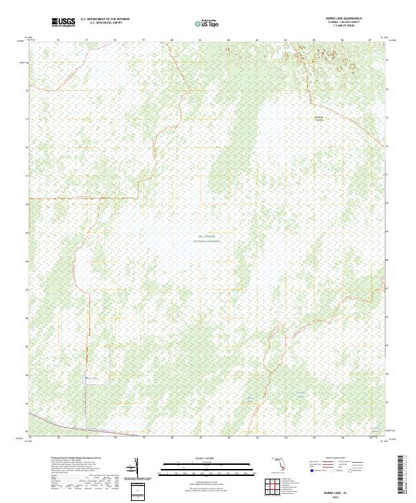 USGS Topographic Map – Burns Lake