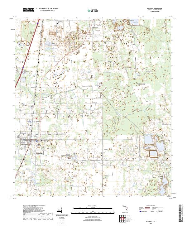 USGS Topographic Map – Bushnell