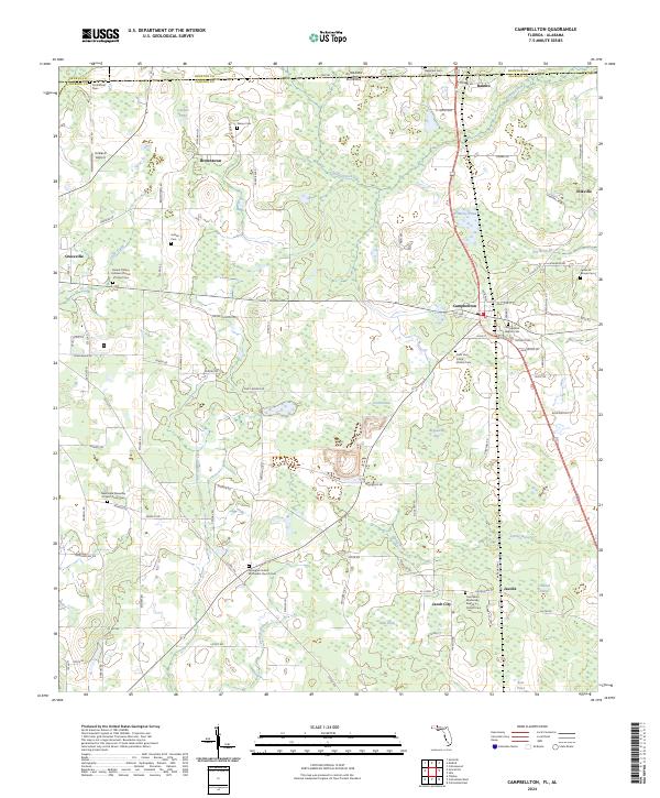 USGS Topographic Map – Campbellton