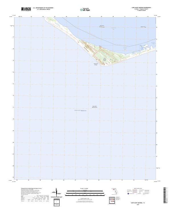 USGS Topographic Map – Cape Saint George