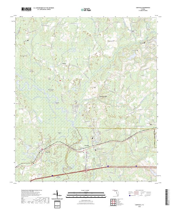 USGS Topographic Map – Caryville