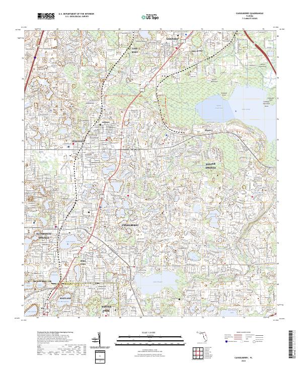 USGS Topographic Map – Casselberry