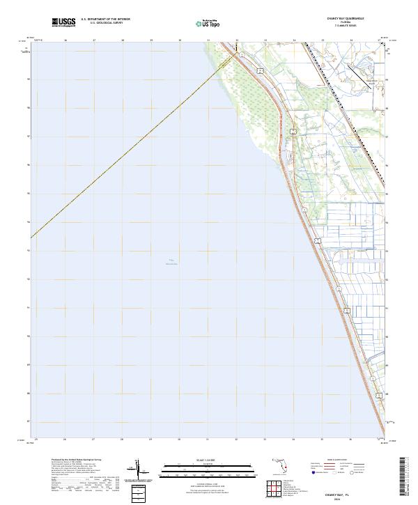 USGS Topographic Map – Chancy Bay