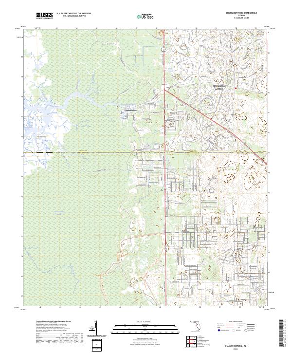 USGS Topographic Map – Chassahowitzka