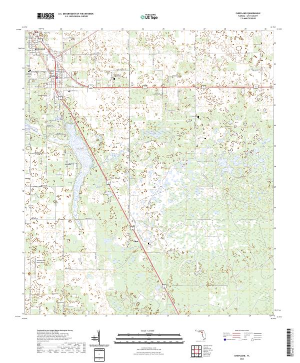 USGS Topographic Map – Chiefland