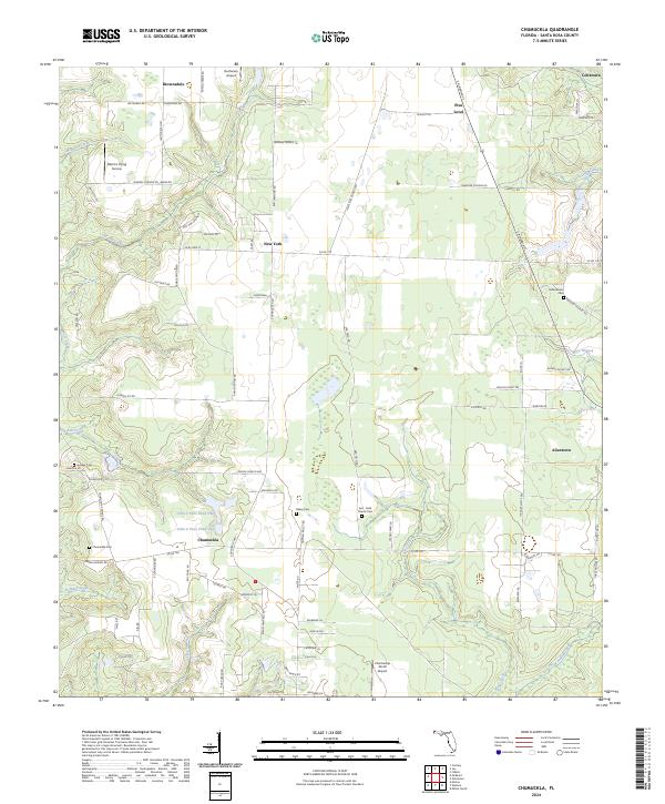 USGS Topographic Map – Chumuckla