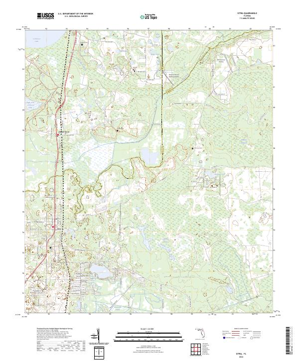 USGS Topographic Map – Citra