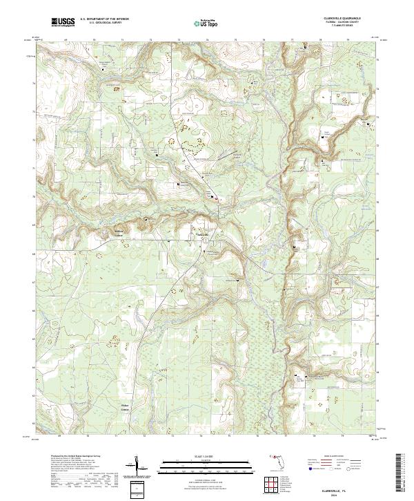 USGS Topographic Map – Clarksville