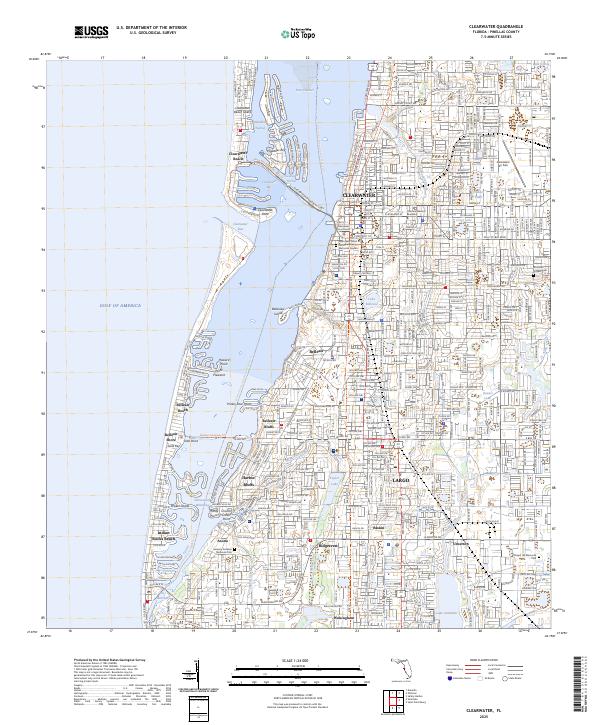 USGS Topographic Map – Clearwater