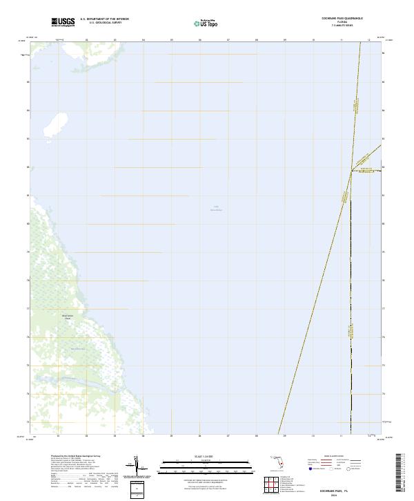 USGS Topographic Map – Cochrans Pass