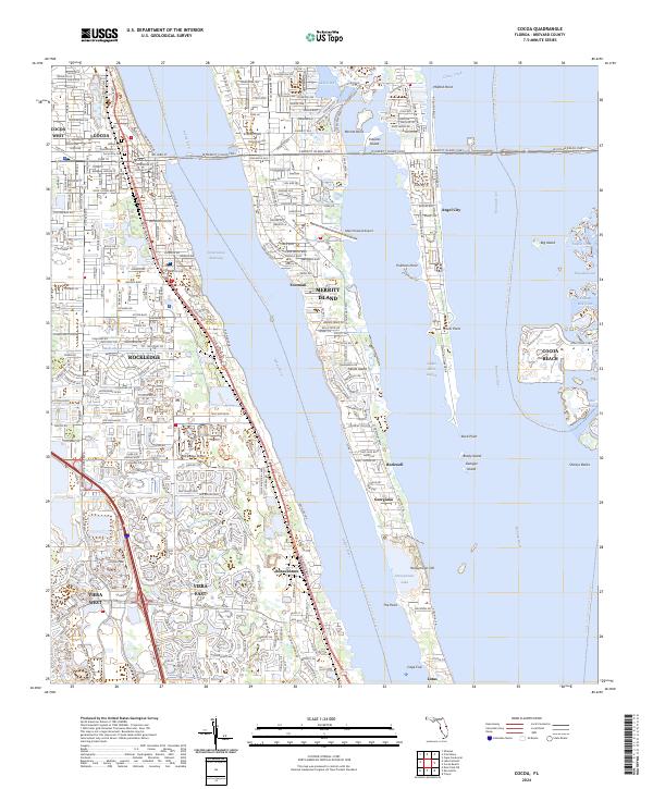 USGS Topographic Map – Cocoa