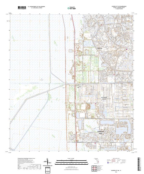 USGS Topographic Map – Cooper City SW