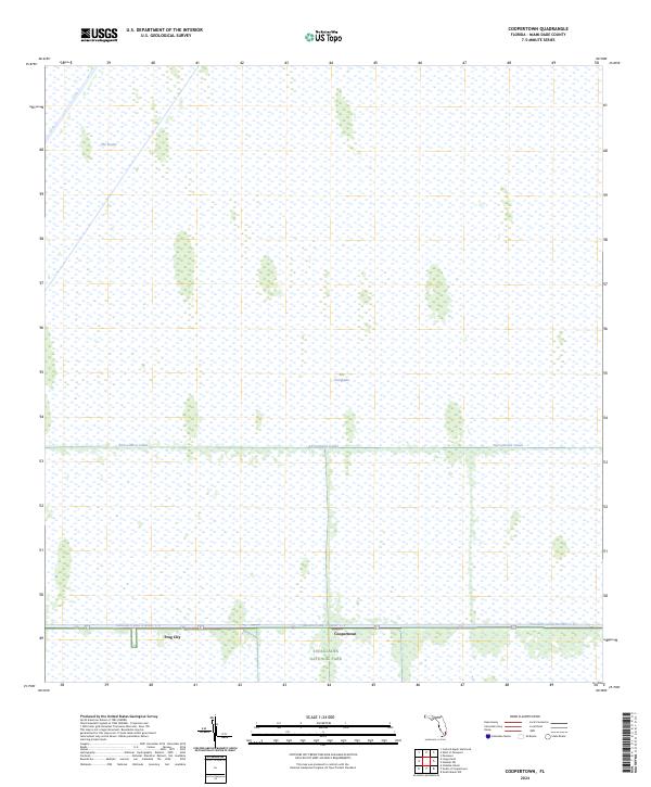 USGS Topographic Map – Coopertown