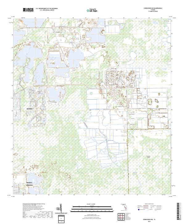 USGS Topographic Map – Corkscrew NW
