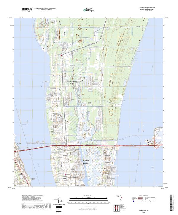 USGS Topographic Map – Courtenay