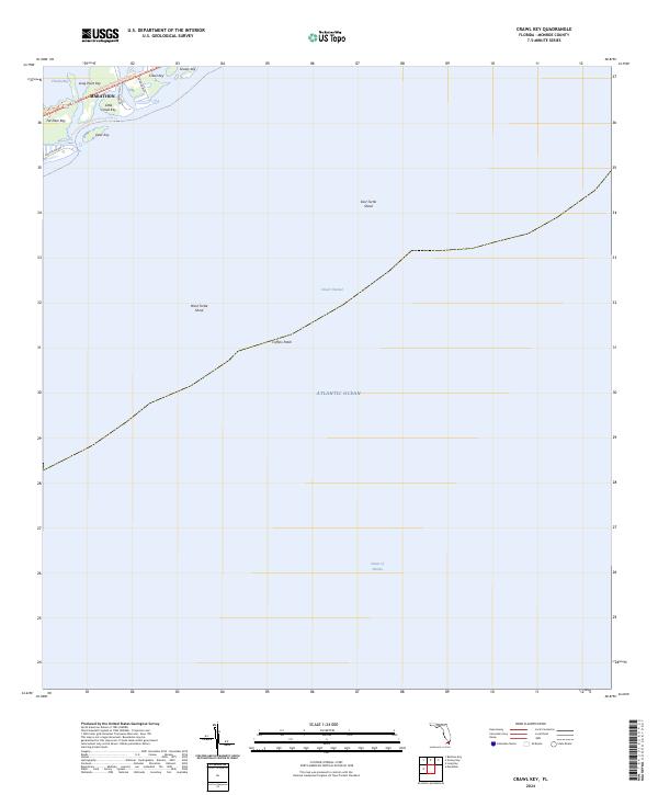USGS Topographic Map – Crawl Key