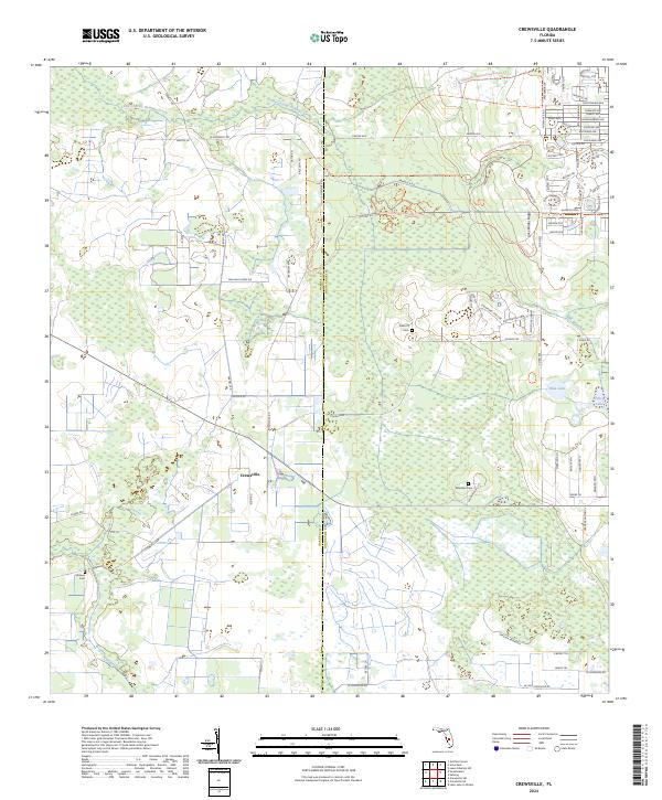 USGS Topographic Map – Crewsville