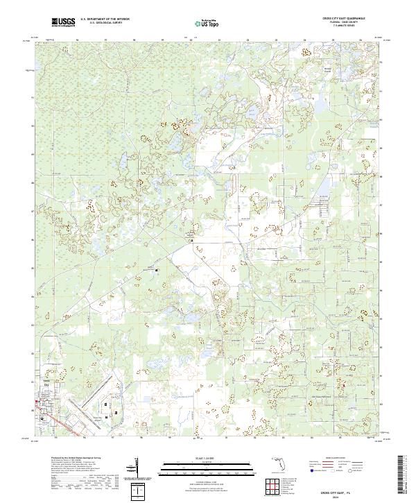 USGS Topographic Map – Cross City East