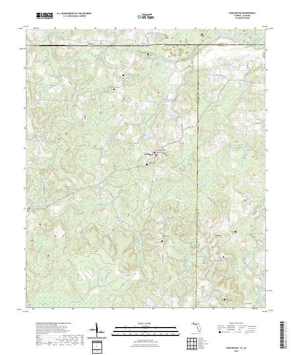 USGS Topographic Map – Darlington