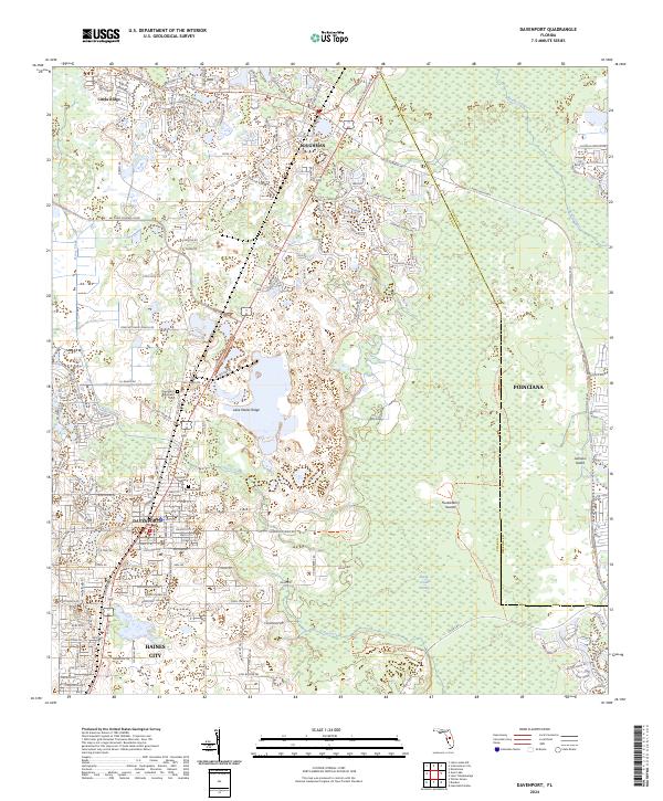 USGS Topographic Map – Davenport