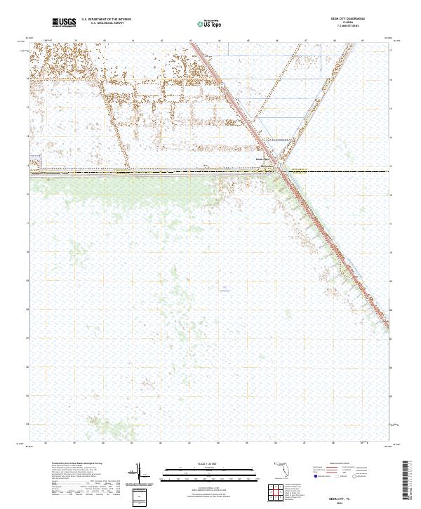 USGS Topographic Map – Deem City