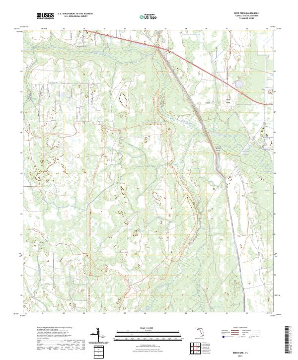 USGS Topographic Map – Deer Park