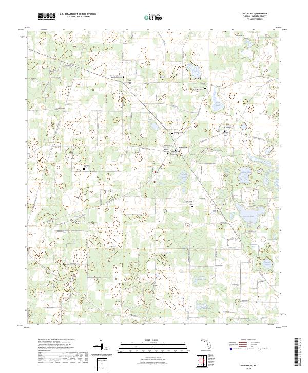 USGS Topographic Map – Dellwood
