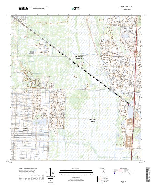 USGS Topographic Map – Delta