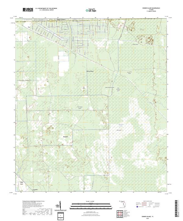 USGS Topographic Map – Dinner Island