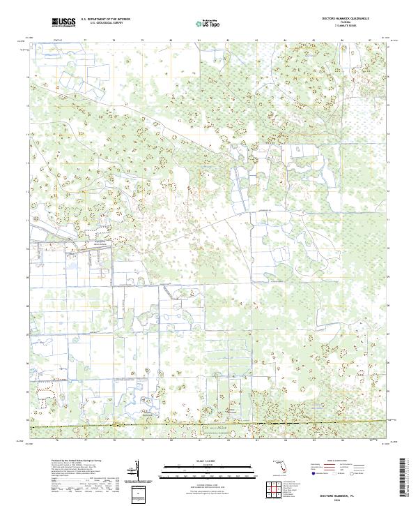 USGS Topographic Map – Doctors Hammock