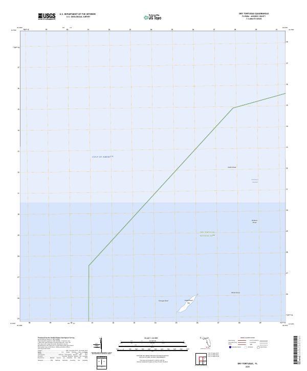 USGS Topographic Map – Dry Tortugas