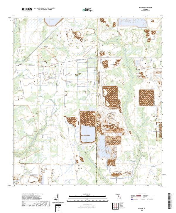 USGS Topographic Map – Duette